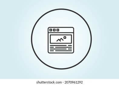 experience web developer icon vector design