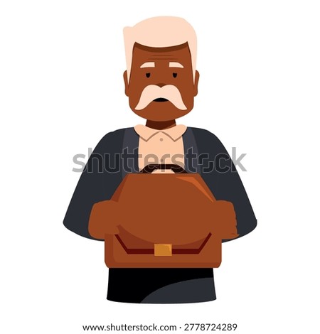 Experienced lawyer holding briefcase, symbolizing legal expertise, professionalism, and advocacy in the justice system