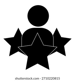 Experiencia en Profesional - Icono veterano experto, experto y experimentado - Insignia de dominio y registro de Pista probado - Ilustración vectorial para la experiencia de la industria
