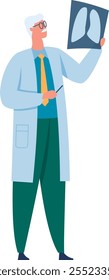 Neumólogo experimentado que analiza la Imagen de la radiografía, detecta problemas respiratorios, proporciona soluciones de atención médica para pacientes con enfermedades pulmonares