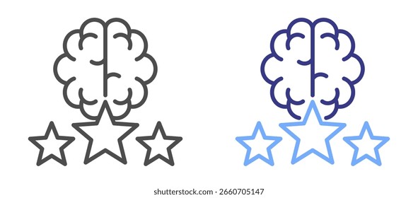 Experiências ideia ícone cor da folha