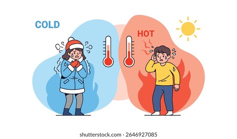 Experimentando temperaturas extremas entendendo os efeitos do frio e do calor no corpo humano