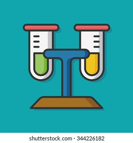 Experiment Beaker vector icon