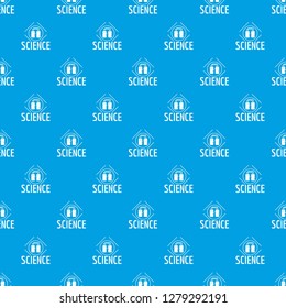 Experiment center pattern vector seamless blue repeat for any use