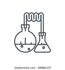 Experiment, discovery icon suitable for info graphics, websites and print media and  interfaces. Line vector icon.