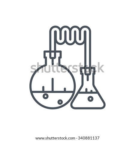 Experiment, discovery icon suitable for info graphics, websites and print media and  interfaces. Line vector icon.