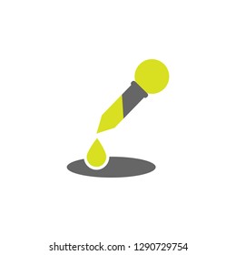 Experiment, eyedropper icon. Element of Science experiment icon for mobile concept and web apps. Detailed Experiment, eyedropper can be used for web and mobile