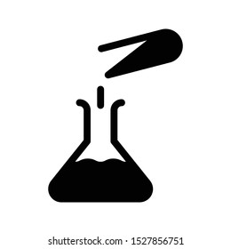 experiment glyph flat vector icon