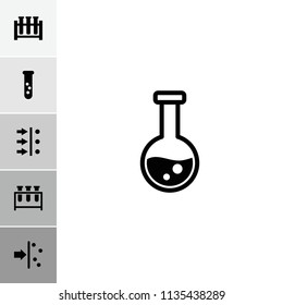 Experiment icon. collection of 6 experiment filled icons such as test tube. editable experiment icons for web and mobile.
