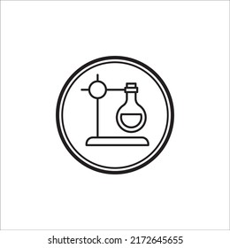 experiment icon in line style