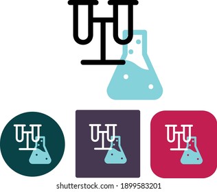 Experiment icon in many different colors
