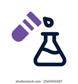experiment icon. vector dual tone icon for your website, mobile, presentation, and logo design.