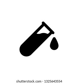 Experiment Icon Vector Illustration in Glyph Style for Any Purpose