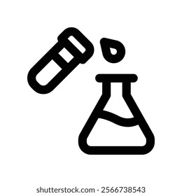 experiment icon. vector line icon for your website, mobile, presentation, and logo design.
