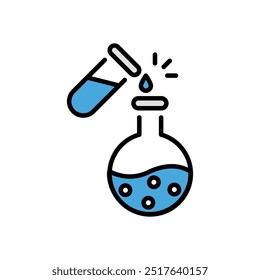 Experiment icon vector stock illustration