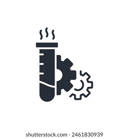 Experiment icon. vector.Editable stroke.linear style sign for use web design,logo.Symbol illustration.