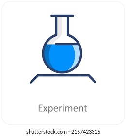 Experiment And Lab Icon Concept