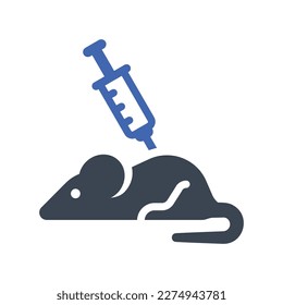 Experiment mice icon, Vector Graphics
