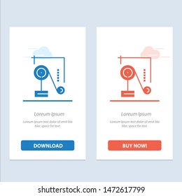 Experiment, Physics, Education, Experiment Physics  Blue and Red Download and Buy Now web Widget Card Template