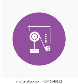 Experiment, Physics, Education, Experiment Physics white glyph icon