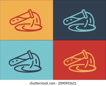 Experiment Tube Logo Template, Simple Flat Icon of laboratory,lab,equipment