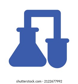 Experiment tube Vector icon which is suitable for commercial work and easily modify or edit it

