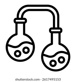 Experiment Vector Line Icon Design