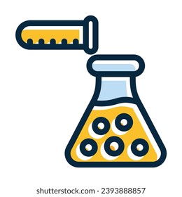 Experiment Vector Thick Line Filled Dark Colors Icons For Personal And Commercial Use.

