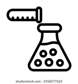 Experiment Vector Thick Line Icon For Personal And Commercial Use.
