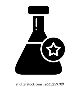 Experimental flask with editable stroke