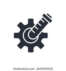 experimental icon. vector.Editable stroke.linear style sign for use web design,logo.Symbol illustration.