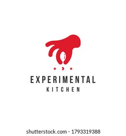 Experimental Kitchen With Hand Grab A Spoon Logo