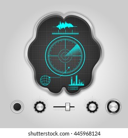 experimental technology, mind control, psychological experiment, metallic button
