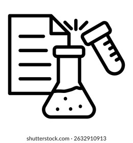 Experimentation Icon Element For Design