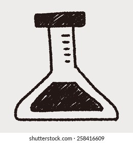 Experiments bottle doodle drawing