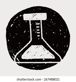 Experiments bottle doodle drawing