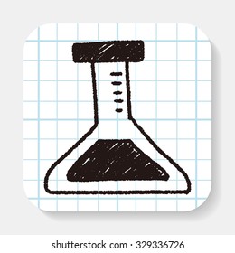 Experiments bottle doodle drawing
