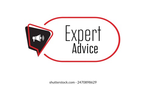 Expert Advice text on white background