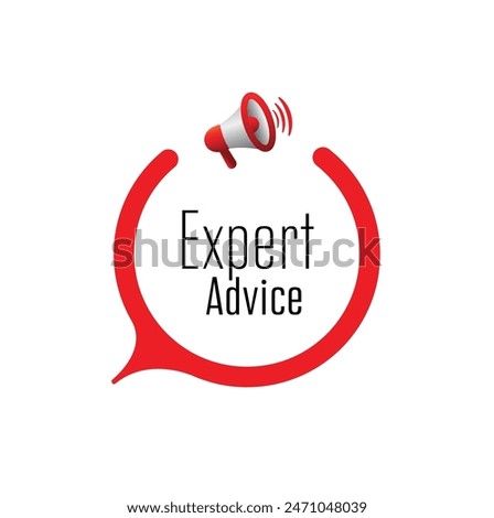 Expert Advice text on white background