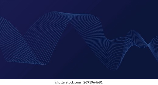 Diseño de fondo experto con patrón diagonal de línea azul oscuro. Plantilla de Vector para el Anuncio de lujo digital, invitación, imagen