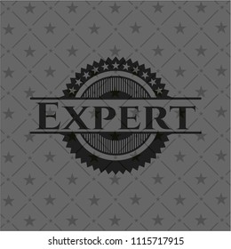 Expert black emblem. Vintage.