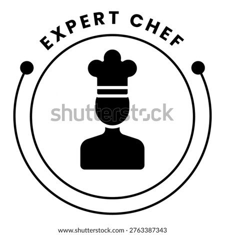 Expert Chef Icon. Chef, Professional, Quality Symbol. Illustration for Culinary Excellence Concept.
