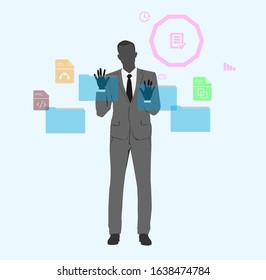 An expert in computer technology who understands files.