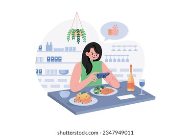 Expert Foodie Trying Food And Makes Review