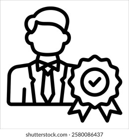 Expert Icon Element For Design