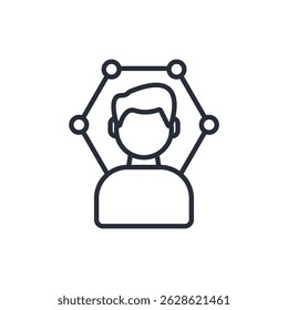 expert icon set.vector.Editable stroke.linear style sign for use web design,logo.Symbol illustration.