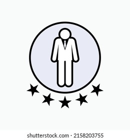 Expert Icon. Skilled, Professional Symbol - Vector.