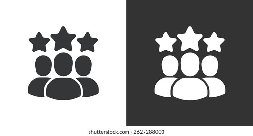 Expert  icon. Solid glyph series icon