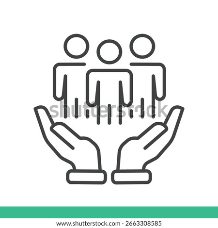 Expert icon. Thin line icon vector