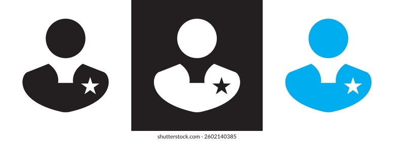 Expert icon. Vector illustration. isolated on white and black background. EPS 10
